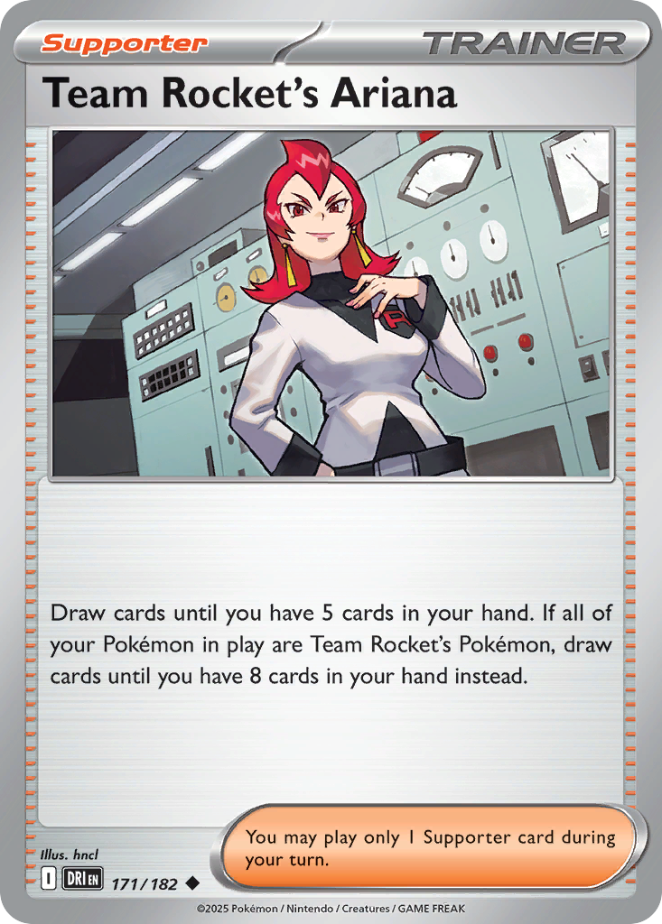 Team Rocket's Ariana 171/182 Uncommon Destined Rivals