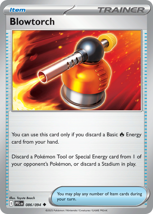 Blowtorch 086/094 Uncommon Phantasmal Flames