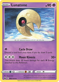Lunatone 062/159 Uncommon Crown Zenith Pokemon Near Mint
