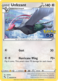 Unfezant 063/078 Uncommon Pokemon GO Pokemon Near Mint