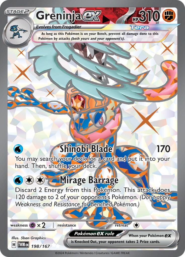 Greninja ex - 198/167 [TWM - 198/167]