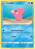 Luvdisc 035/159 Common Crown Zenith Pokemon Near Mint