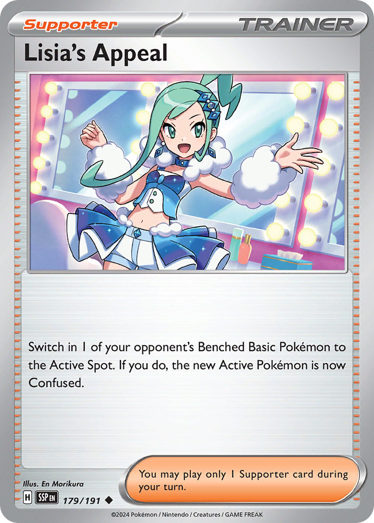 Lisia's Appeal 179/191 Uncommon Surging Sparks
