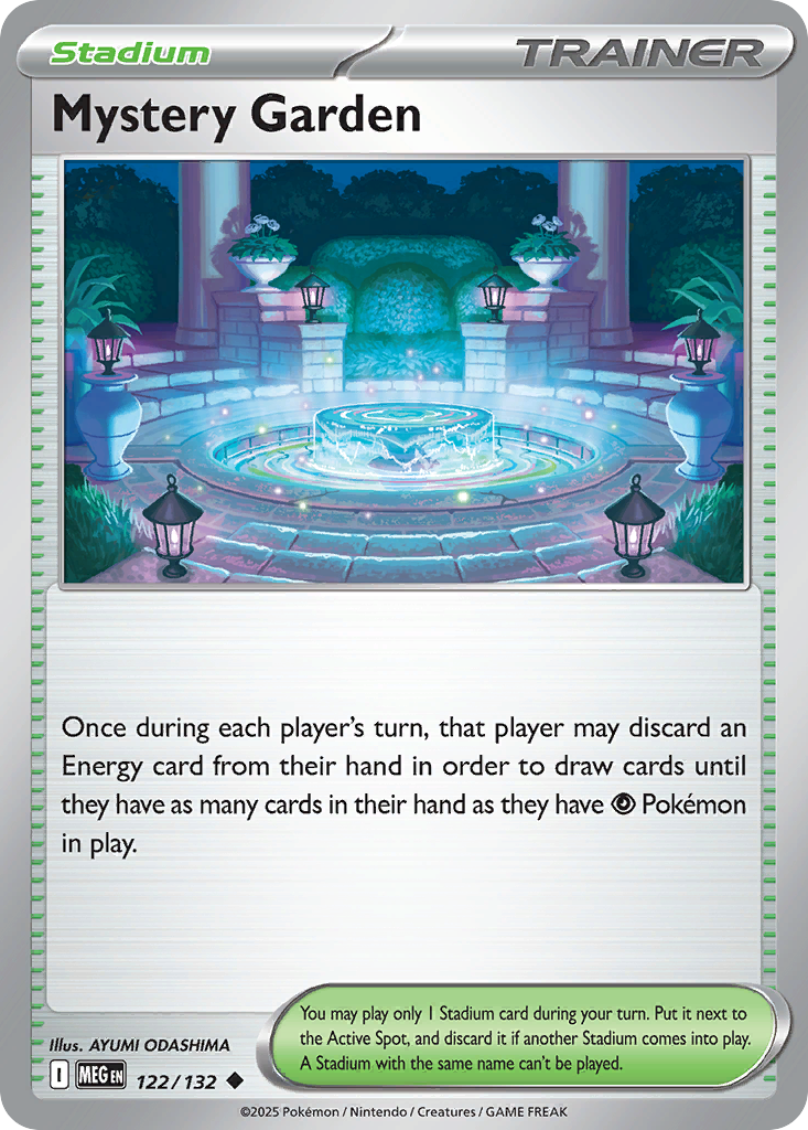 Mystery Garden 122/132 Uncommon Mega Evolution