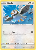 Starly 110/159 Common Crown Zenith Pokemon Near Mint