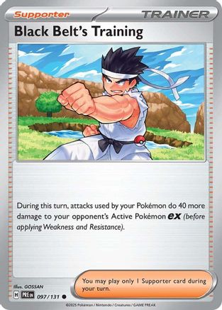 Black Belt's Training 097/131 Common Prismatic Evolutions