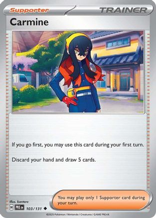 Carmine 103/131 Uncommon Prismatic Evolutions